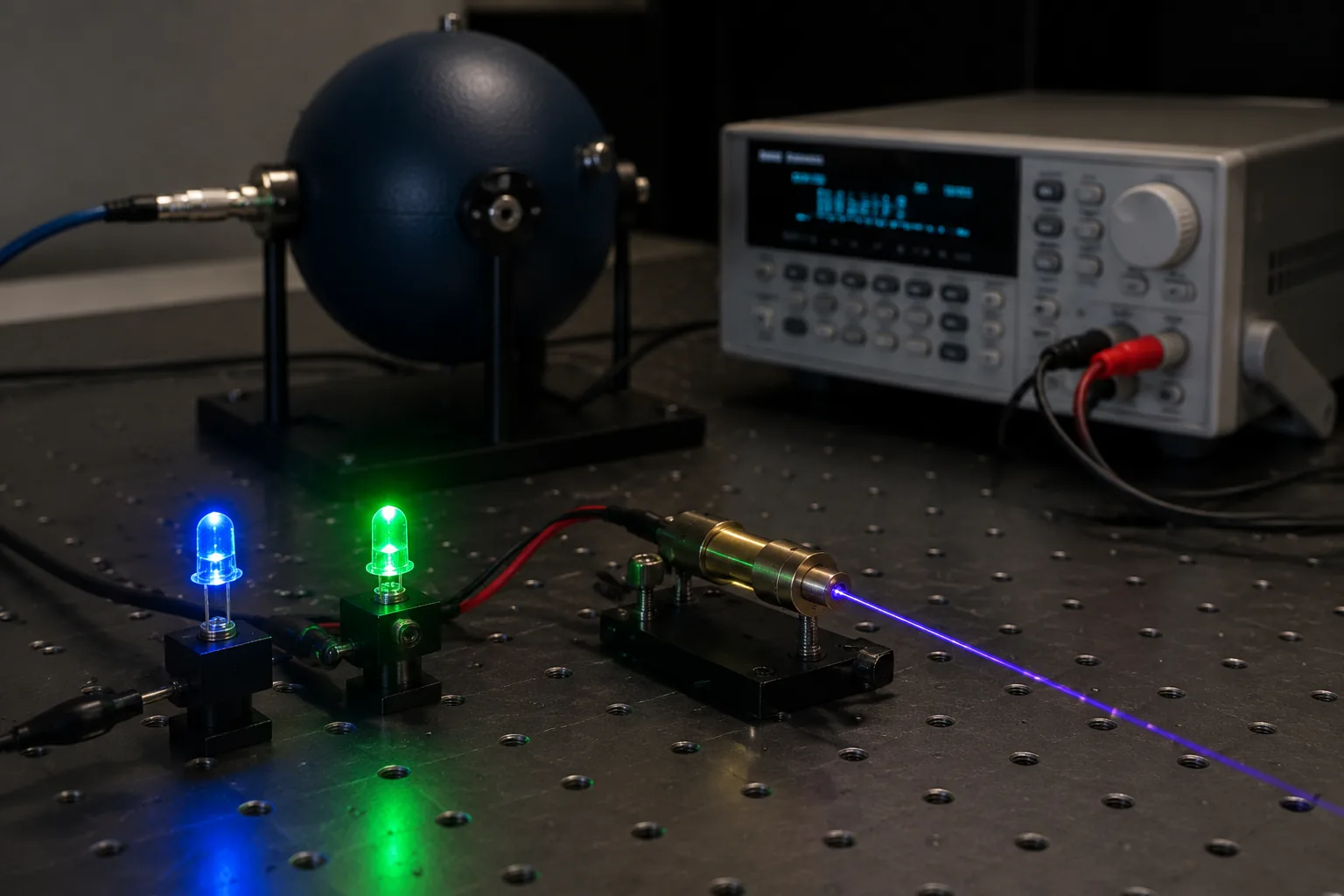 Optoelectronic device testing for LED, laser diode, photodiode, image sensor and PIC: LIV/spectral/reliability per IEC 60747-5, GB/T 15651, SJ/T 11394, GB/T 33768.